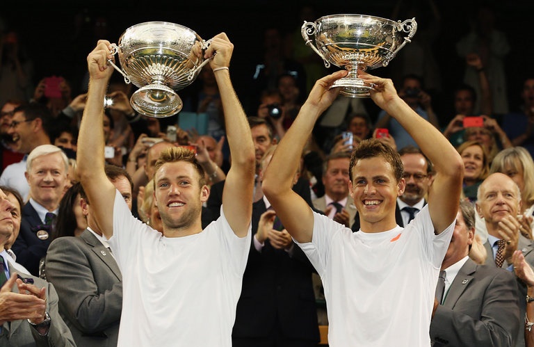 Jack Sock and Vasek Pospisil Wimbledon 2014_3168564