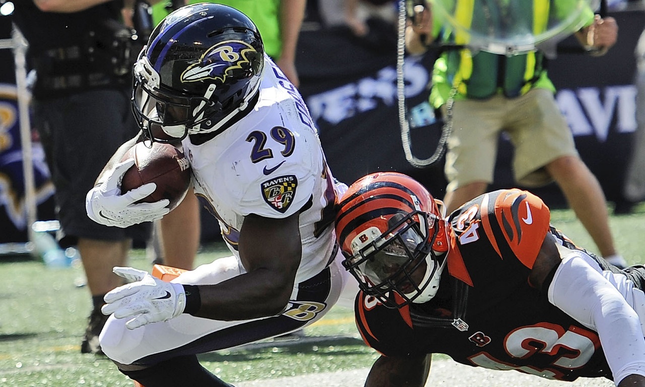 Cincinnati Bengals – Baltimore Ravens (Justin Forsett összesített yardjai: 66,5 felett) 1,80