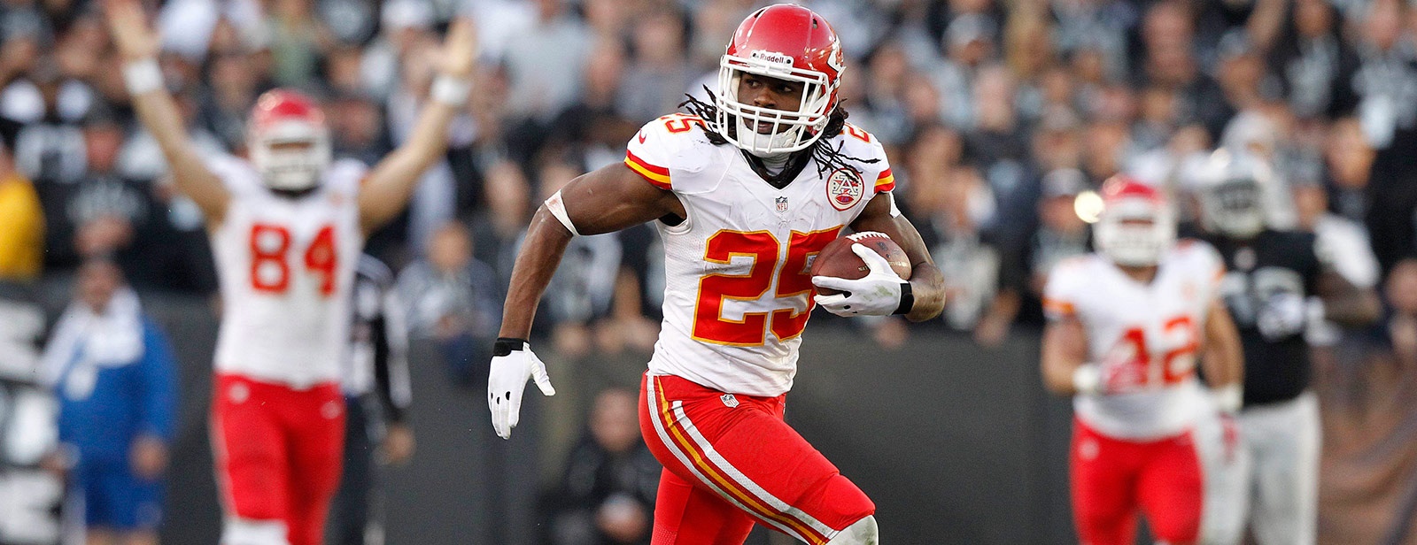 Kansas City Chiefs – Seattle Seahawks (Jamaal Charles leghosszabb elkapott passza 20.5 alatt) 1.83