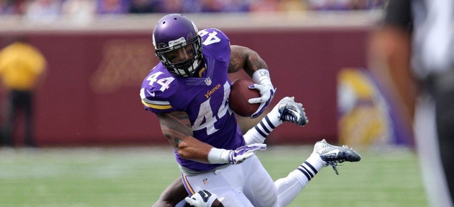 Miami Dolphins – Minnesota Vikings (Matt Asiata futott yardjai 48.5 felett) 1.76