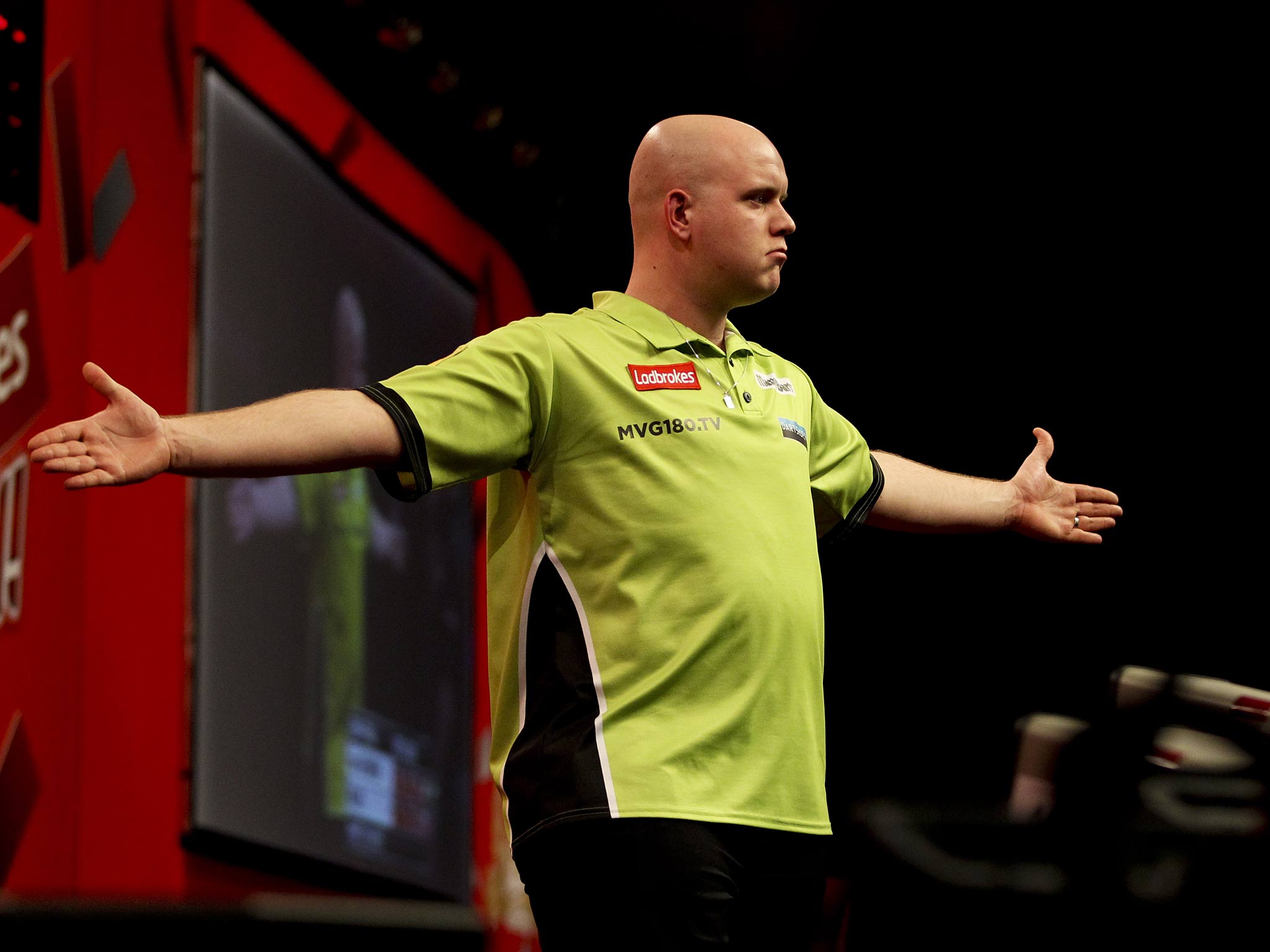 Van Gerwen – Huybrechts (első leg nyertes dupla színe: zöld) 2,50