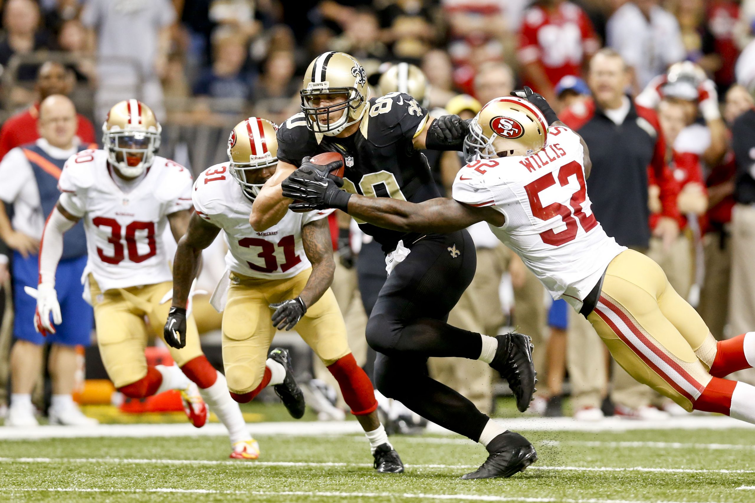 San Fransisco 49ers – New Orleans Saints (AH -2,5) V 1,66