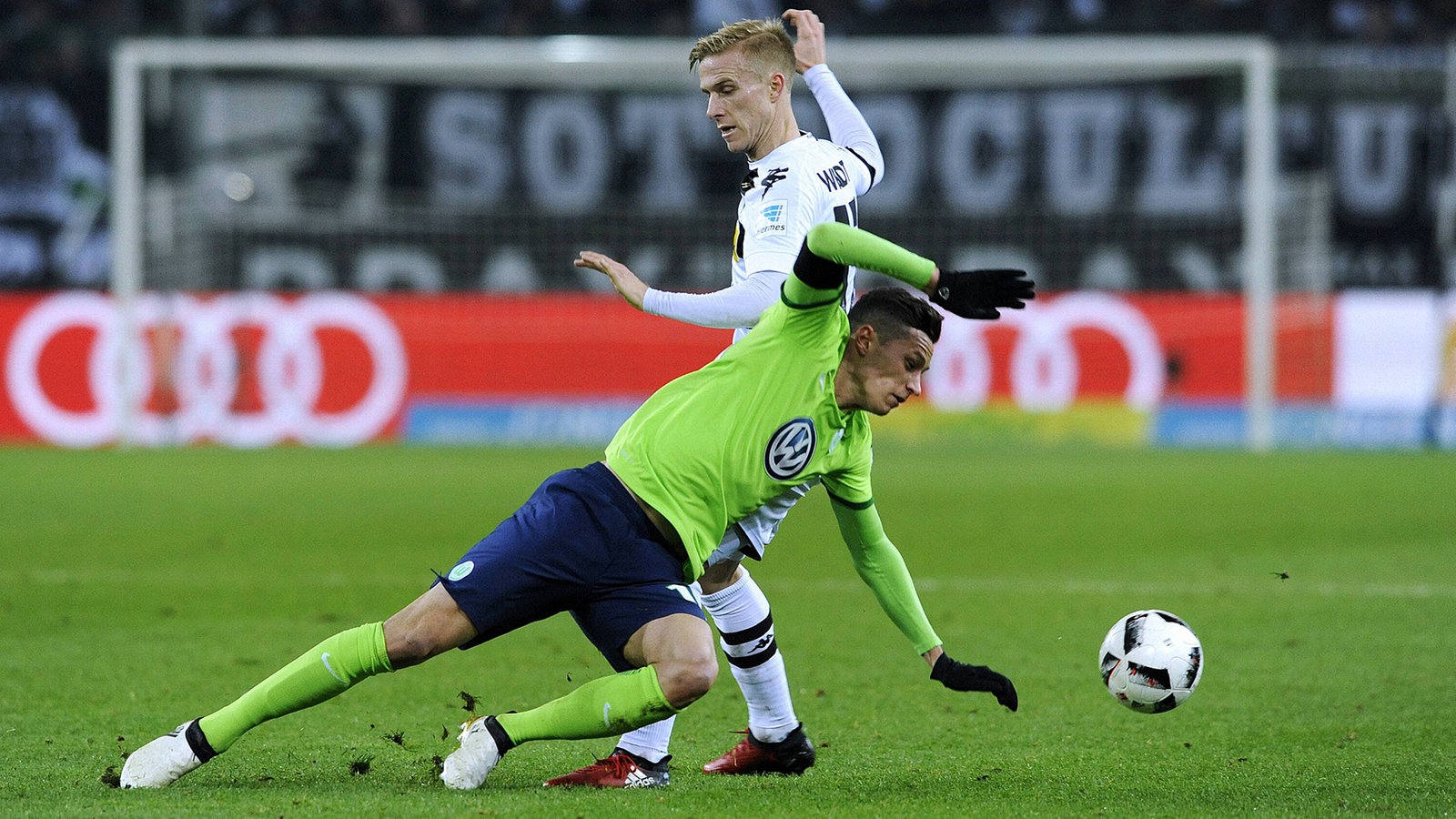 Mönchengladbach – Wolfsburg (mindkét csapat szerez gólt) 1,77