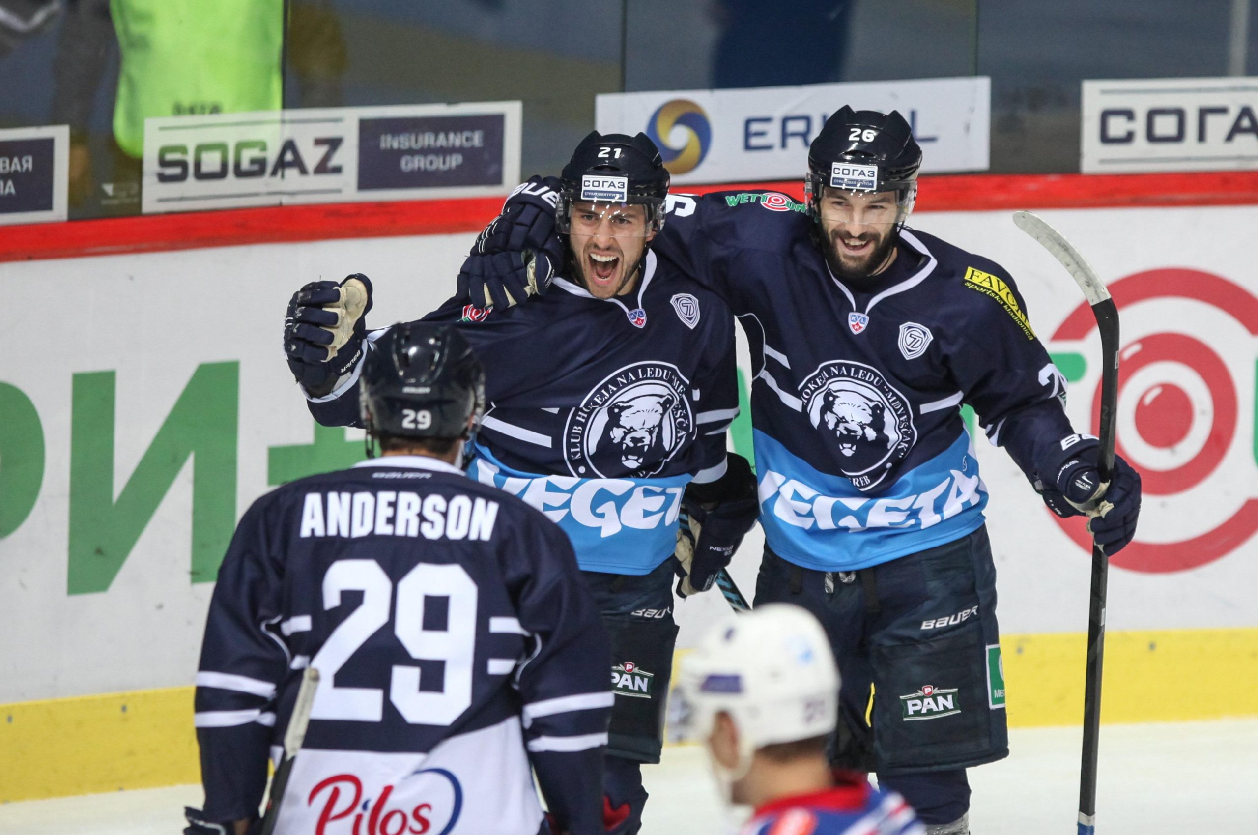 Medvescak Zagreb – Szeversztal Cserepovec (kétesély) H 1,80