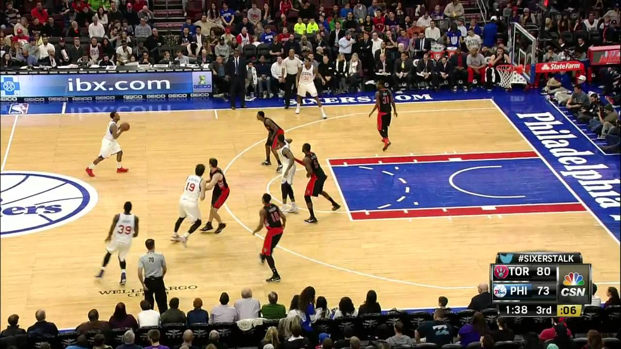 Philadelphia 76ers – Toronto Raptors (összesített pontok száma: 206,5 felet) 1,8