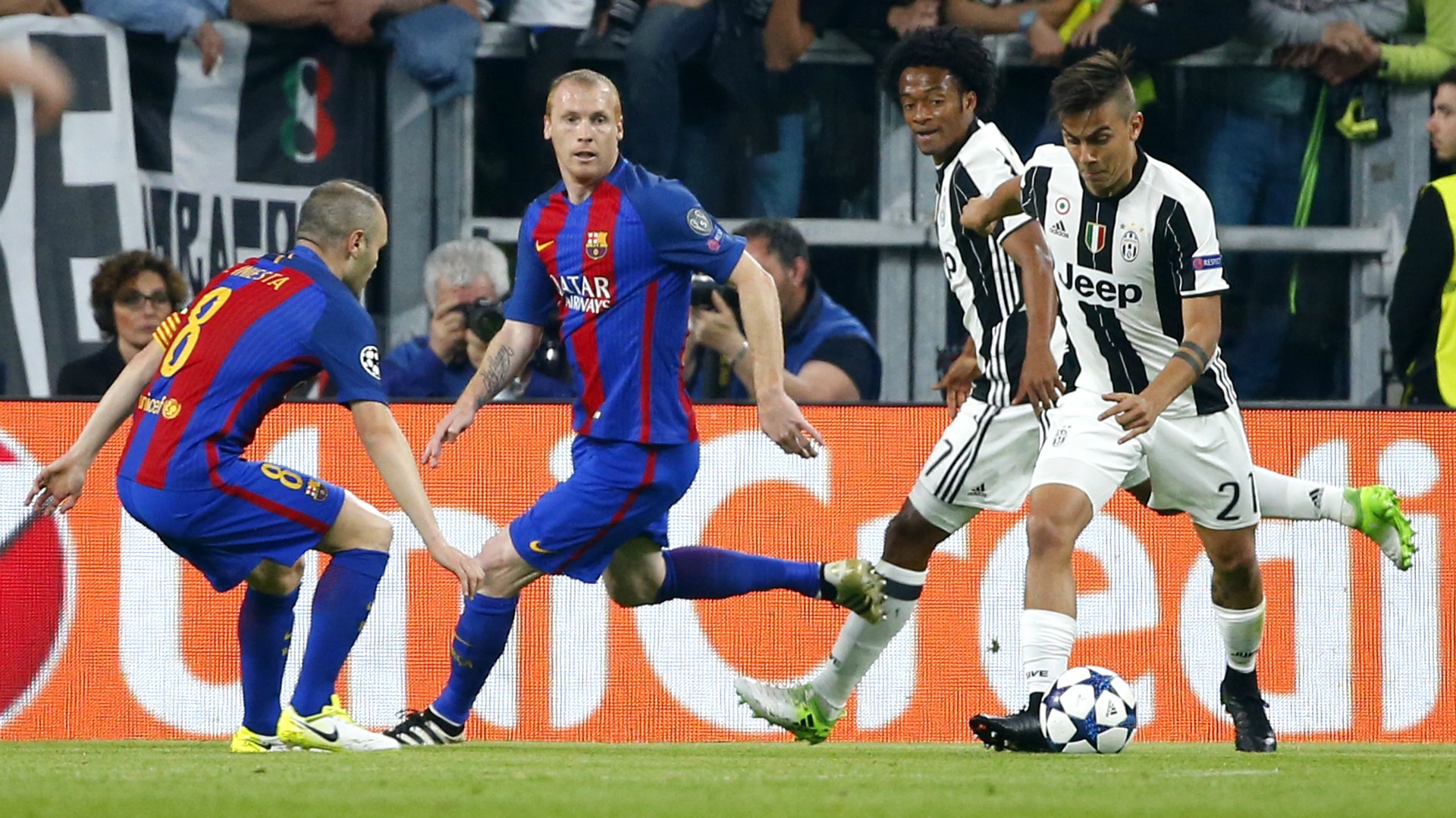 Juventus – Barcelona (mindkét csapat szerez gólt) 1,62