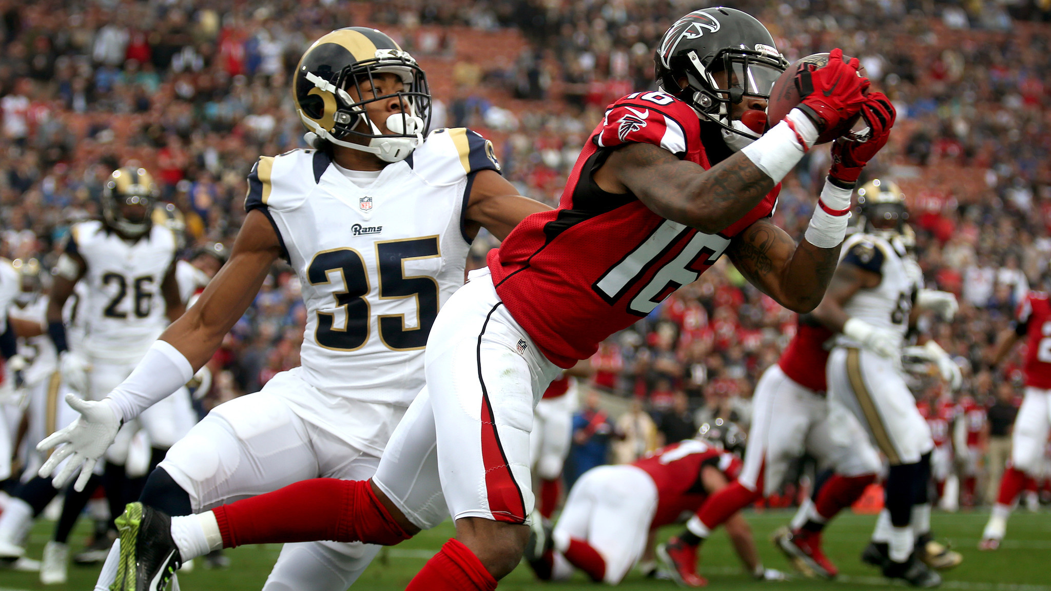 Los Angeles Rams – Atlanta Falcons (Atlanta pontjai: 20,5 felett) 1,83