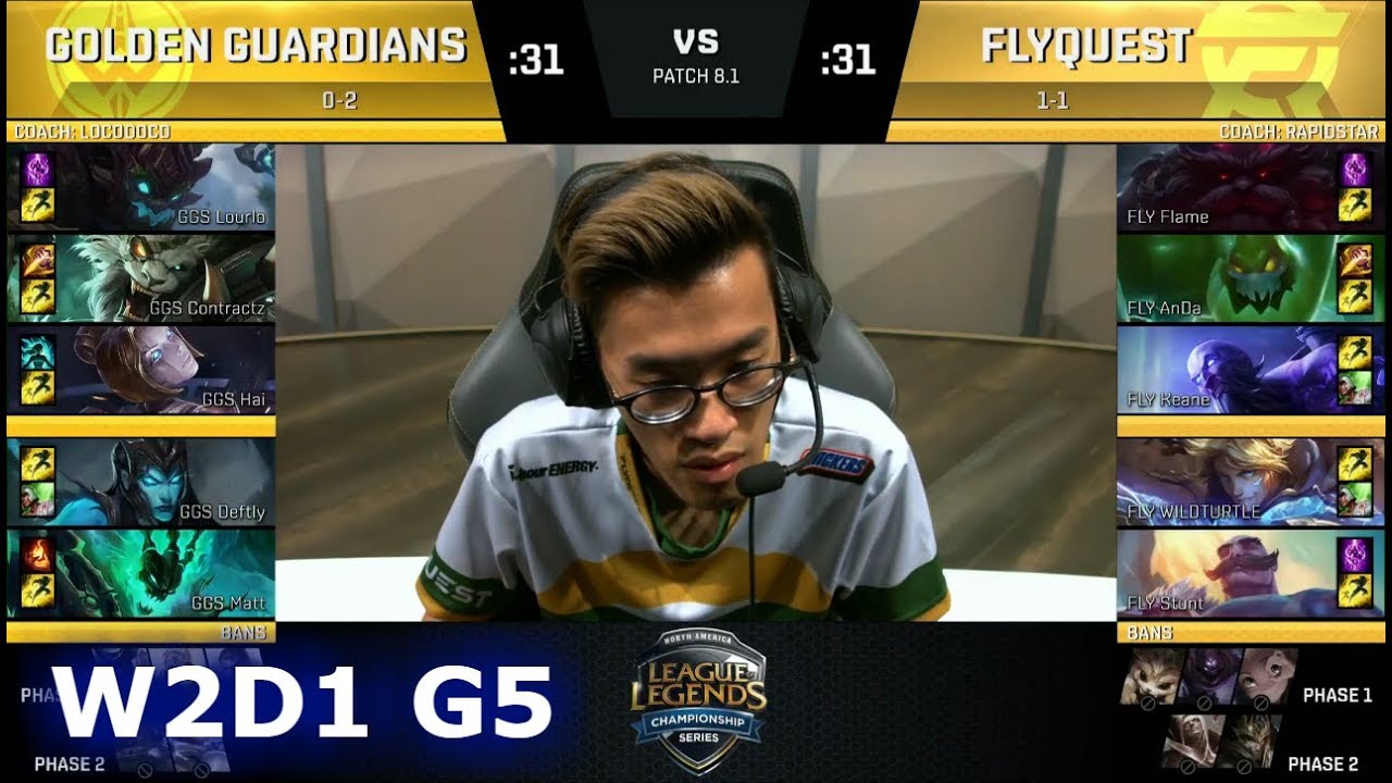 Golden Guardians A. – FlyQuest A. V 1,83