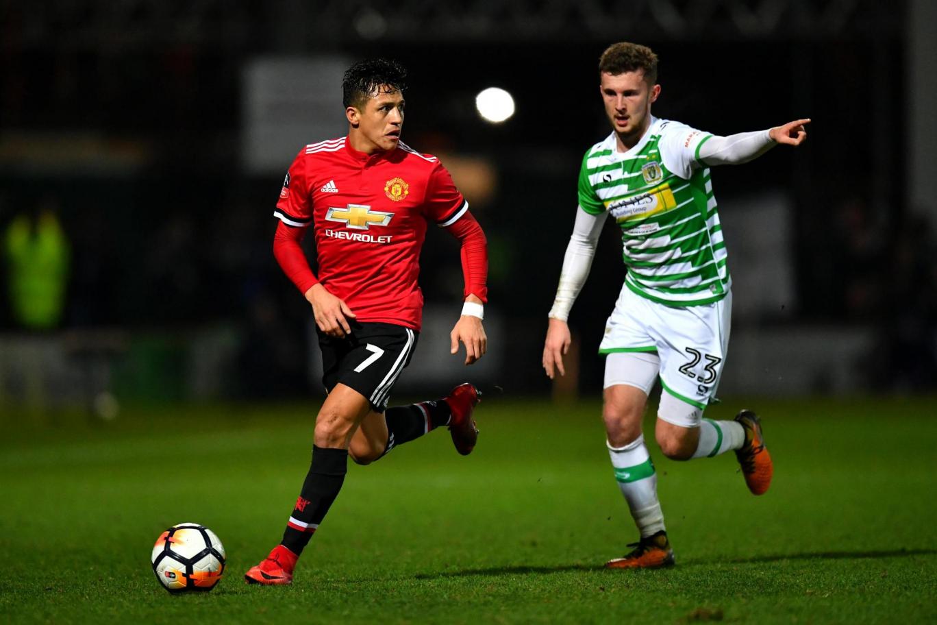 Yeovil – Manchester United (vendég és 2,5 büntető lap felett) 2,10
