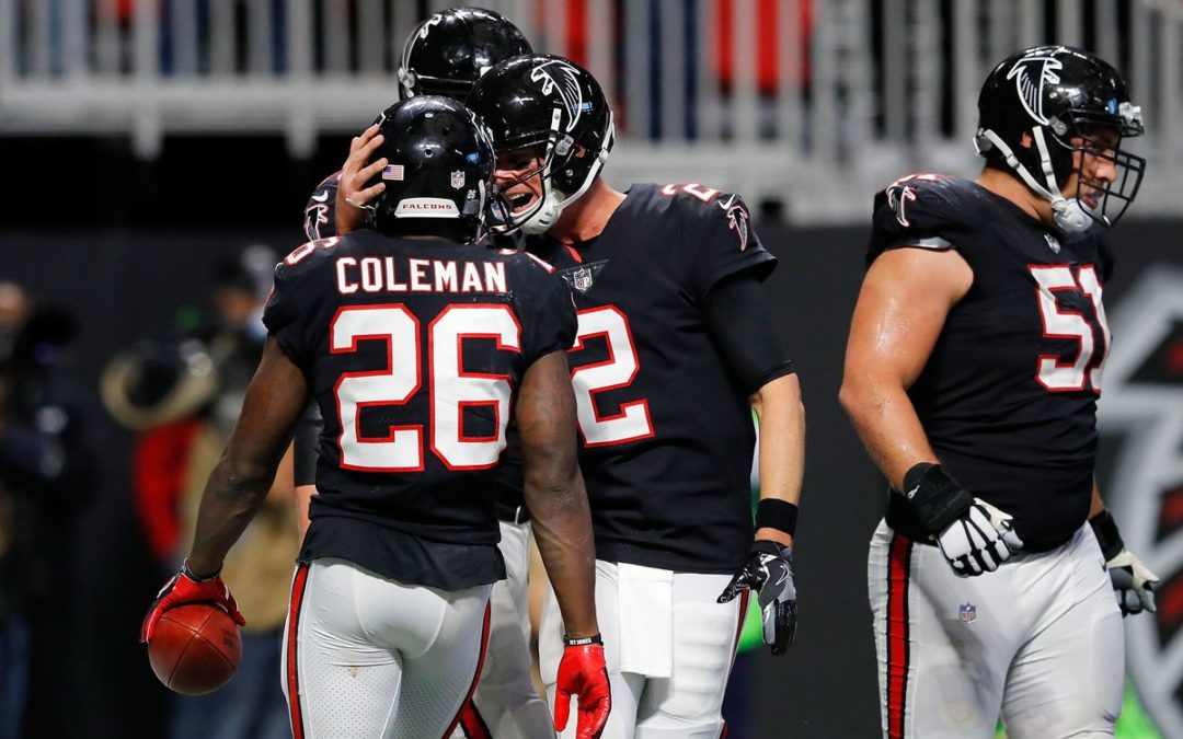 Atlanta Falcons – New Orleans Saints (T. Coleman bármikor TD-t szerez) 1,90