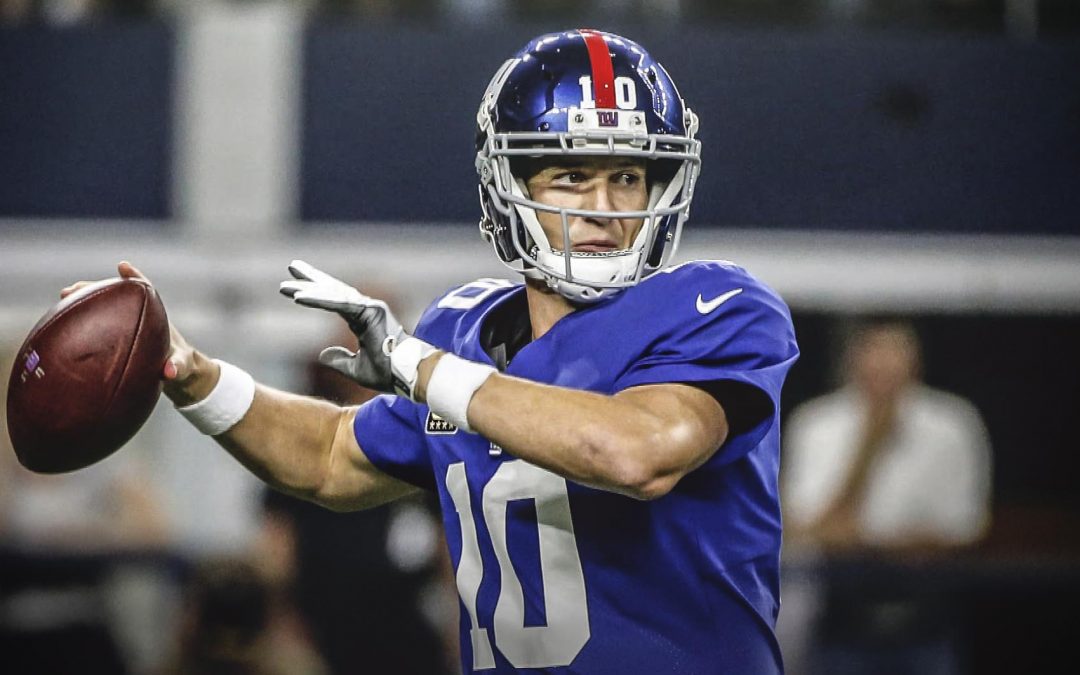 Philadelphia Eagles – New York Giants (E. Manning passzolt yardjai: 262,5 felett)