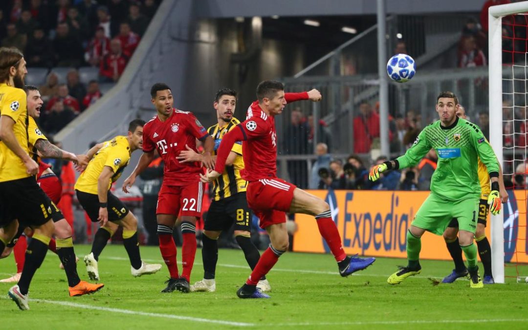 Bayern München – AEK Athén (AH +3,0) V 1,71