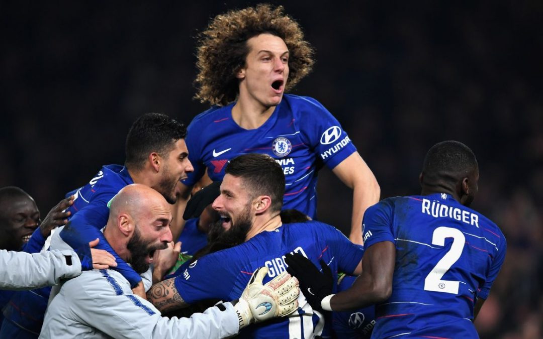 Chelsea – Tottenham (továbbjutó: Chelsea) 2,10