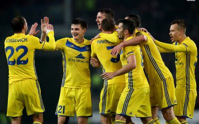 BATE Borisov – Zogyino (mindkét csapat szerez gólt) 2,2