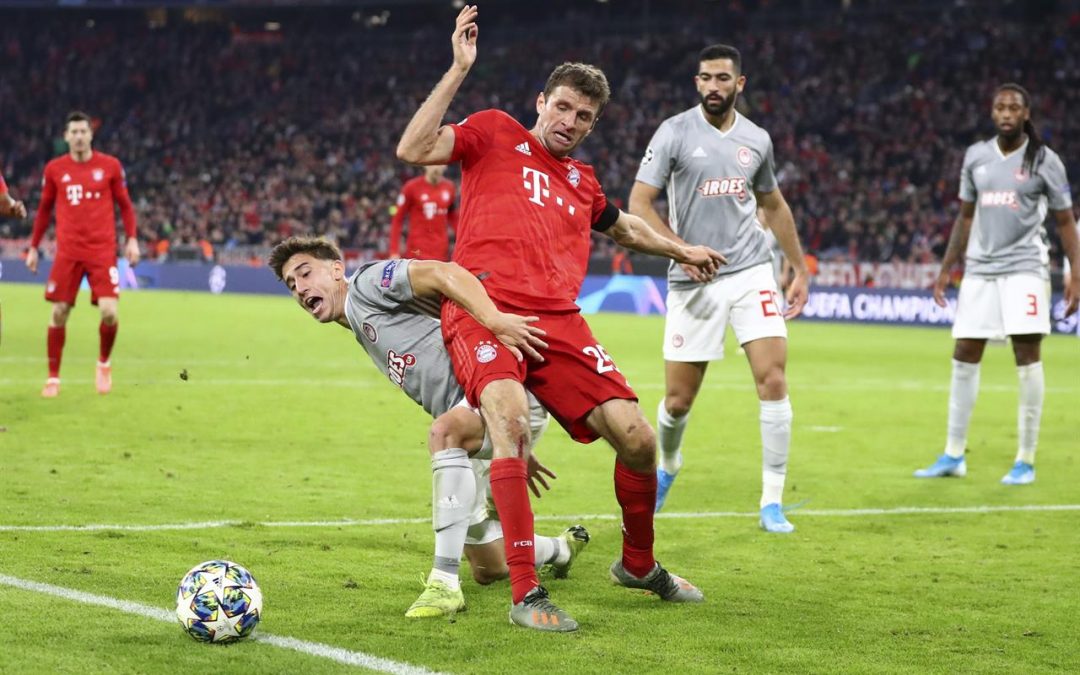 Bayer München – Olympiakosz (AH +2,5) V 1,82