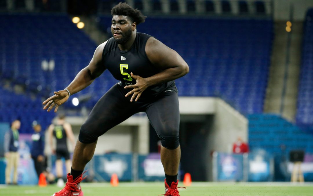 Mekhi Becton (draft pozíciója: 10,5 felett) 1,91