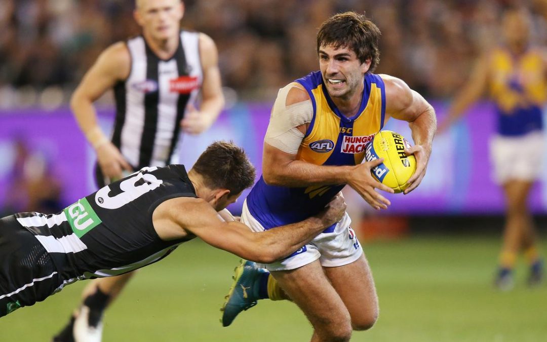 North Melbourne Kangaroos – West Coast Eagles (legtöbb disposal: A. Gaff) 2,50