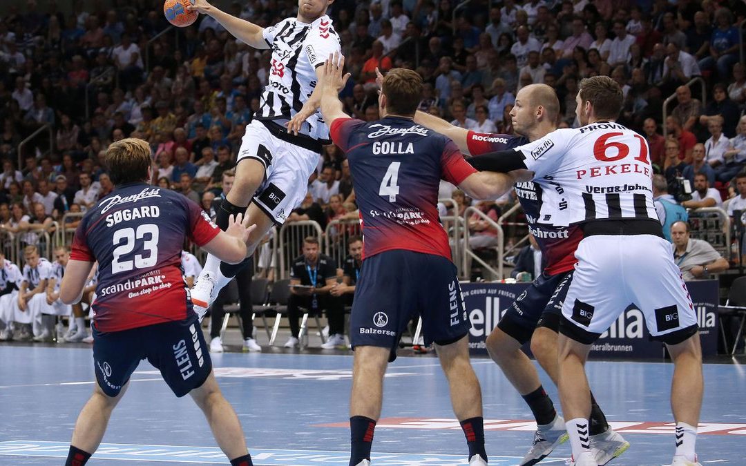 Kiel – Flensburg (szerzett előny: 1-5 gól) H 2,70