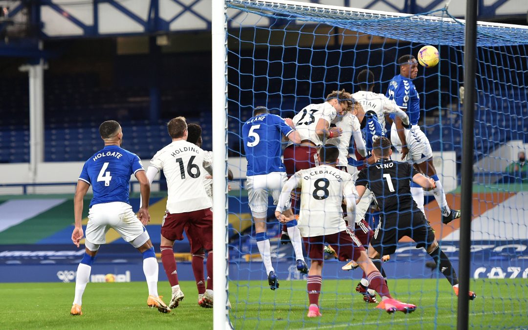 Everton – Arsenal (mindkét csapat szerez gólt és 1x) 2,25