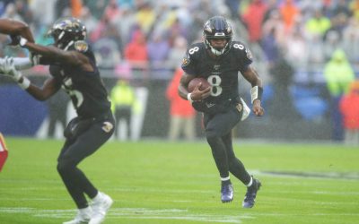 Buffalo Bills – Baltimore Ravens (L. Jackson futás kísérletei: 11,5 felett) 1,80