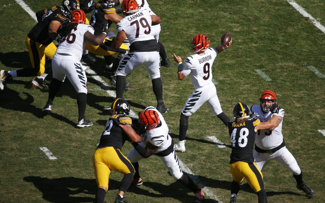 Pittsburgh Steelers – Cincinnati Bengals (43 pont alatt) 1,90