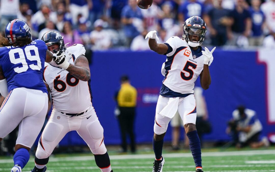 Cleveland Browns – Denver Broncos (T. Bridgewater interception-jei: 0,5 felett) 2,05