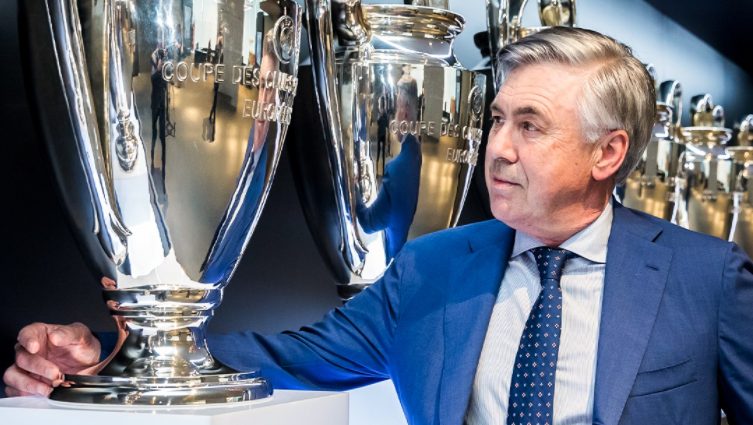 ancelotti trofea face real