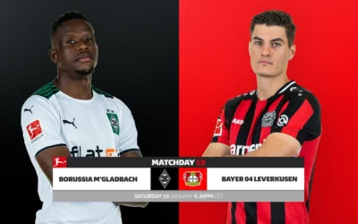 Mönchengladbach – Leverkusen (mindkét csapat szerez gólt és 2,5 gól felett) 1,80