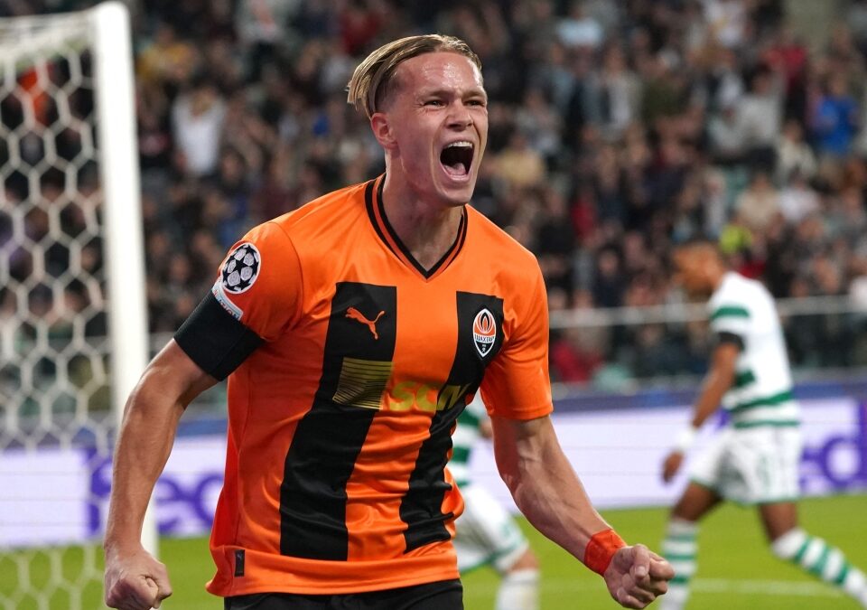 shakhtar donetsks ukrainian forward mykhailo 760871361