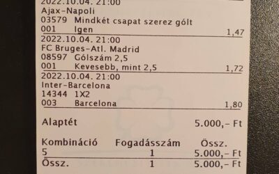 Foci Bajnokok Ligája FREE szelvényötlet.