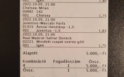 Foci Bajnokok Ligája FREE szelvényötlet.