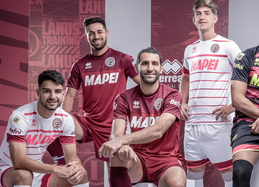 lanus 2022 errea home away kits