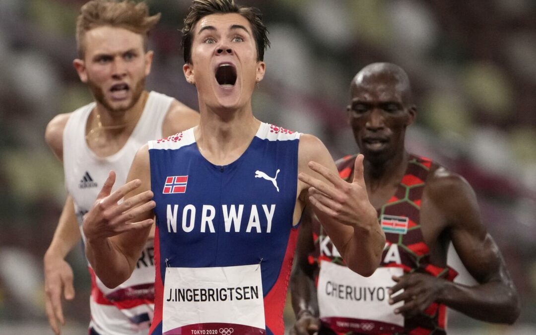 Atlétika VB 2023 – férfi 5000 m-es síkfutás (végső győztes J. Ingebrigtsen) 1.66