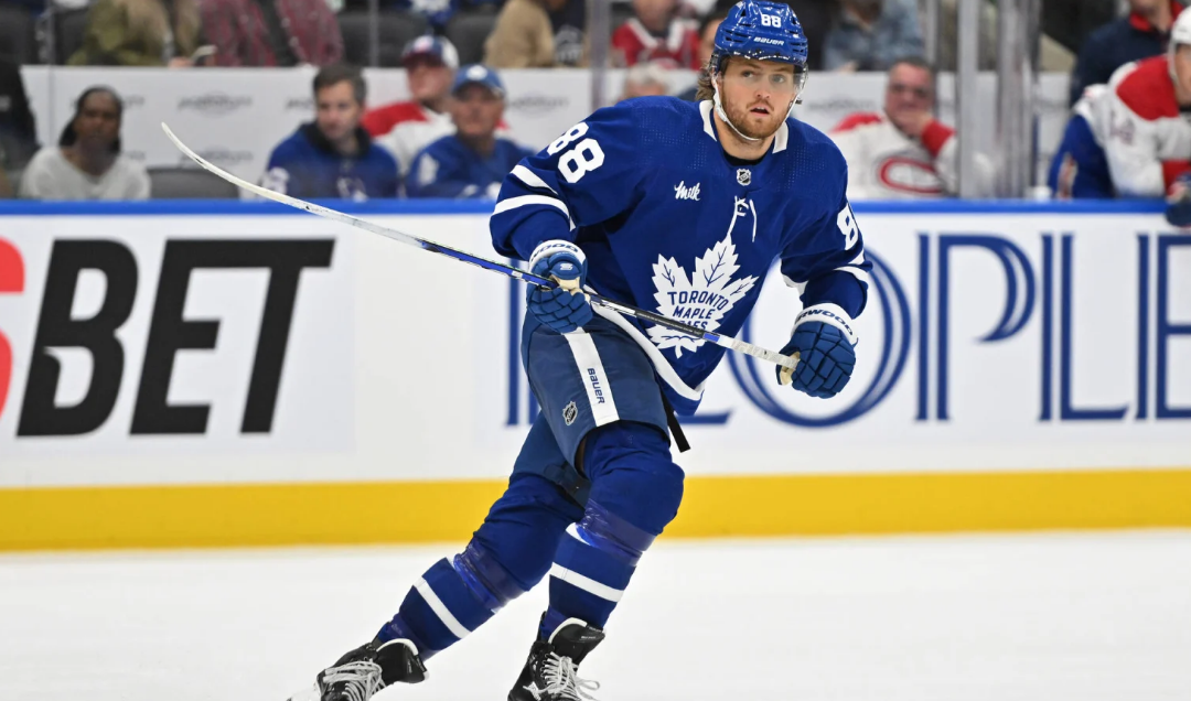 Toronto Maple Leafs – Boston Bruins (W. Nylander kapura lövései: 3.5) 1.96