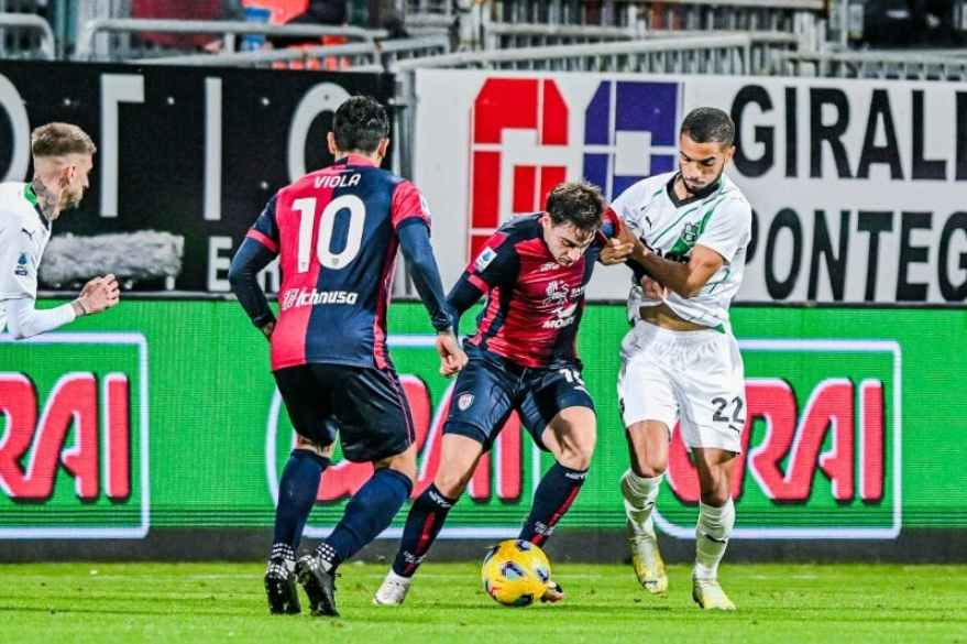 Sassuolo – Cagliari (lesz piros lap) 4.60