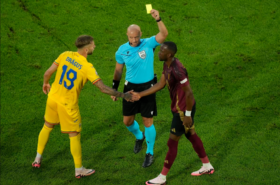 Belgium – Románia (M. Marin büntetőlapot kap) 3.30